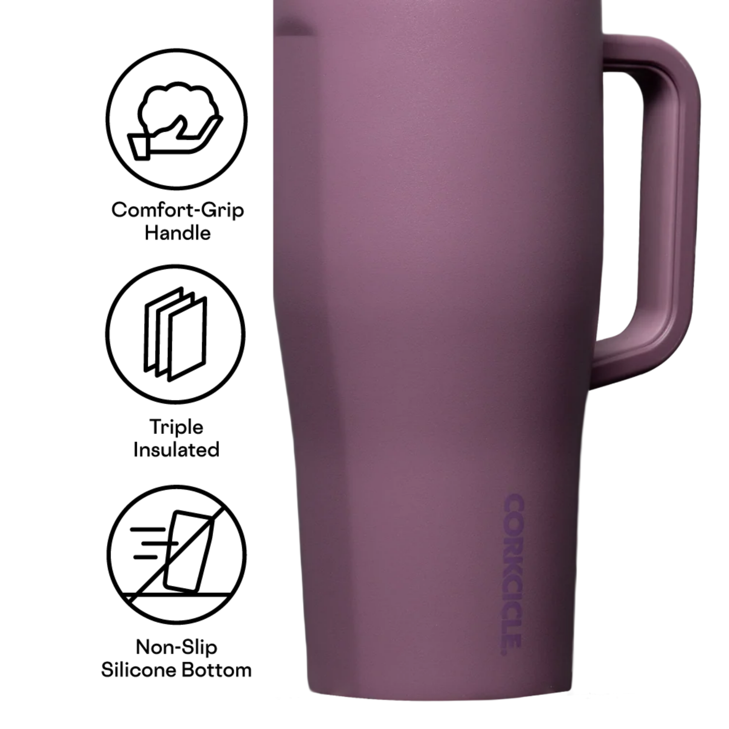 22oz LEAKPROOF CRUISER MAUVE