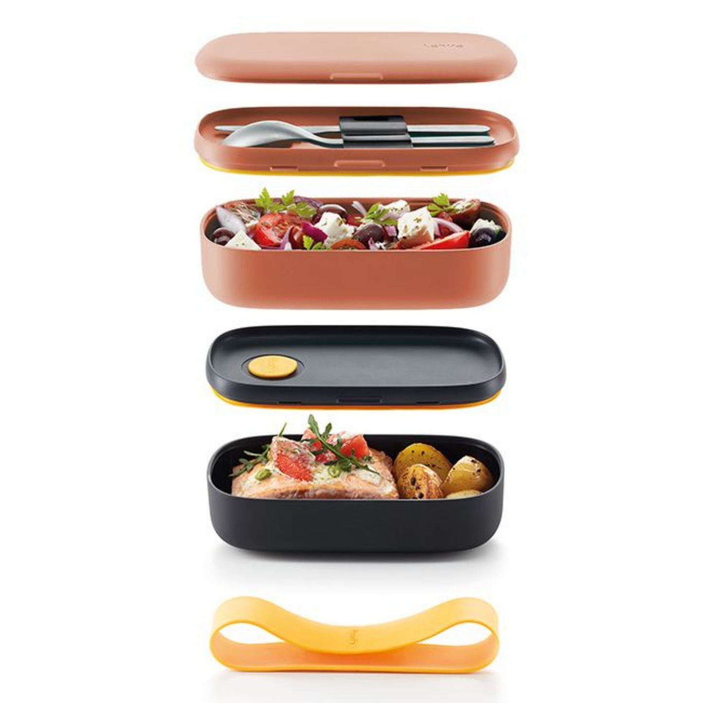 LunchBox To Go - Coral - Lékué