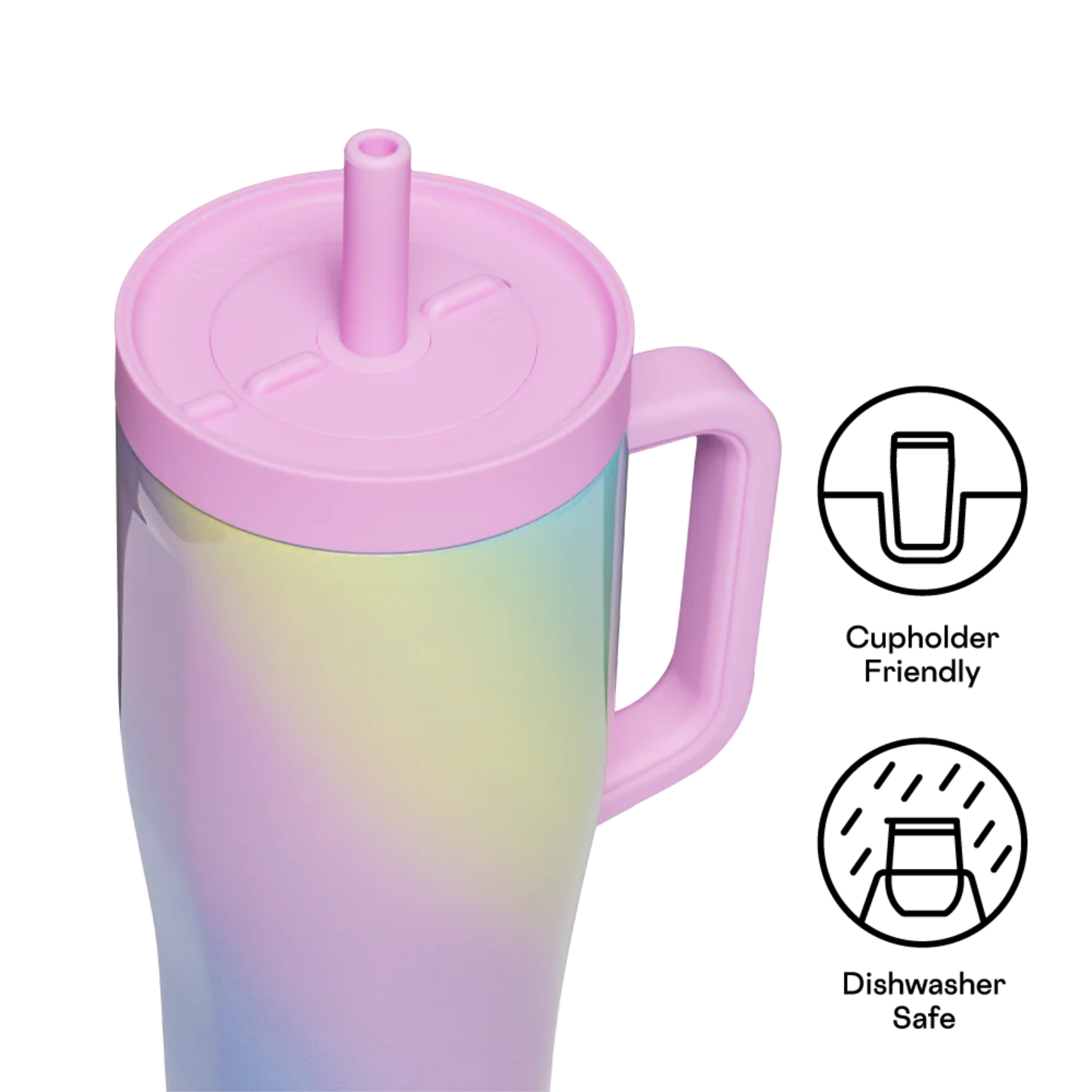 22oz LEAKPROOF CRUISER RAINBOW UNICORN