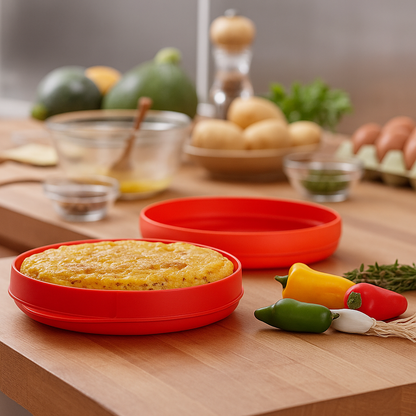 Microwave Spanish Omelette - Lékué