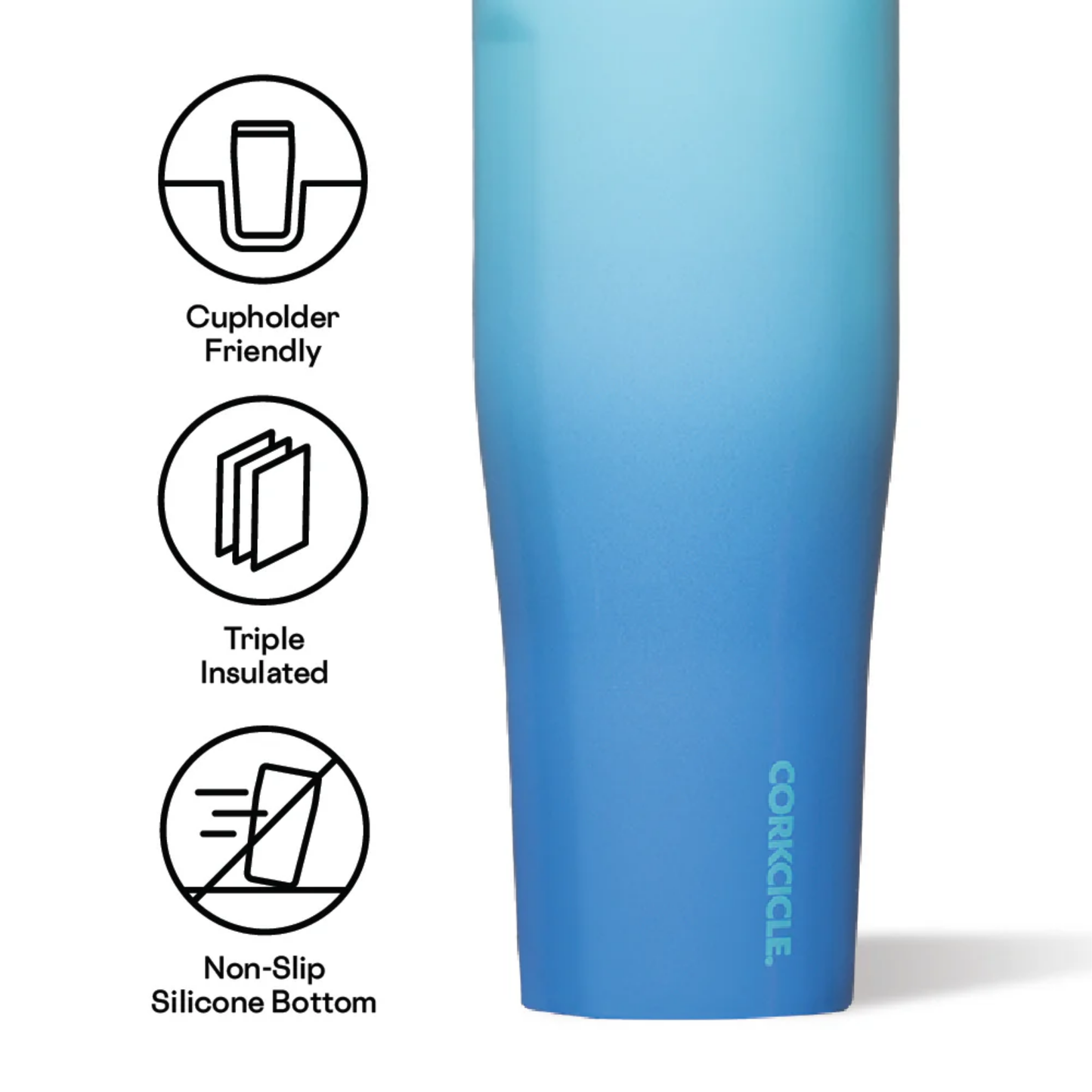 GO CUP XL (30oz) - BOOM BOX BLUE