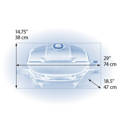Parrilla eléctrica TravelQ™ PRO285E - Con Carrito PRO285-STAND - Napoleon