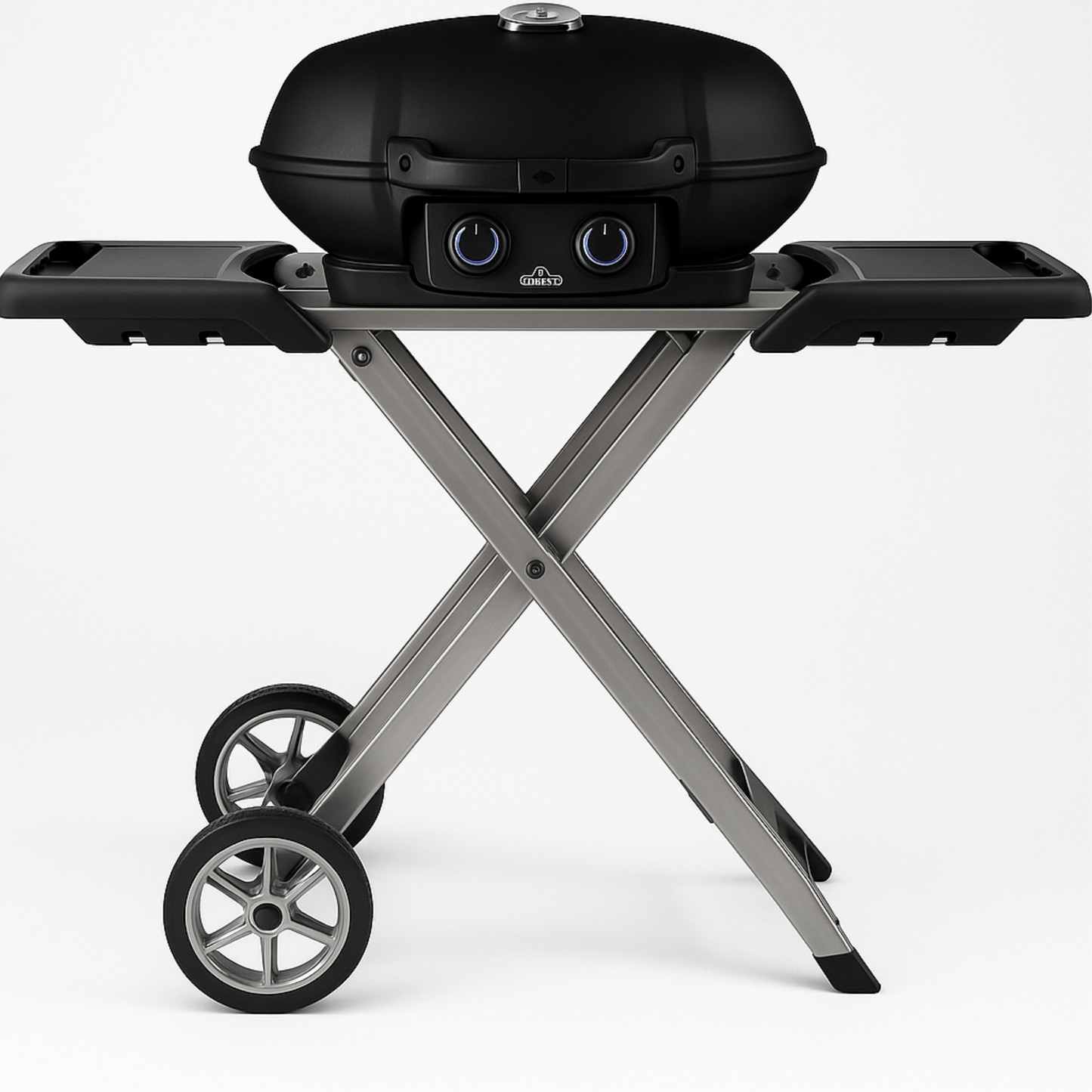 Parrilla Portátil a Gas TravelQ™ 285X con Carrito Tipo Tijera – Napoleon (Negro)
