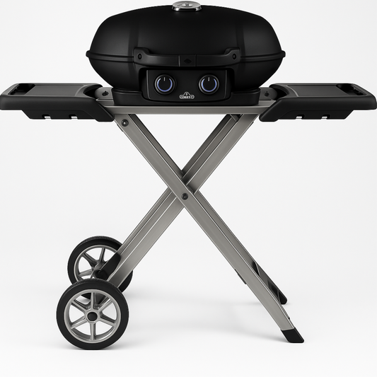 Parrilla Portátil a Gas TravelQ™ 285X con Carrito Tipo Tijera – Napoleon (Negro)