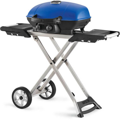 Parrilla Portátil a Gas TravelQ™ 285X con Carrito Tipo Tijera – Napoleon (Azul)